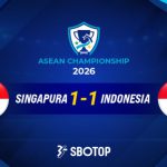 Statistik ASEAN Championship 2026, Singapura vs Indonesia