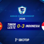 Statistik ASEAN Championship 2026, Indonesia vs Timor Leste